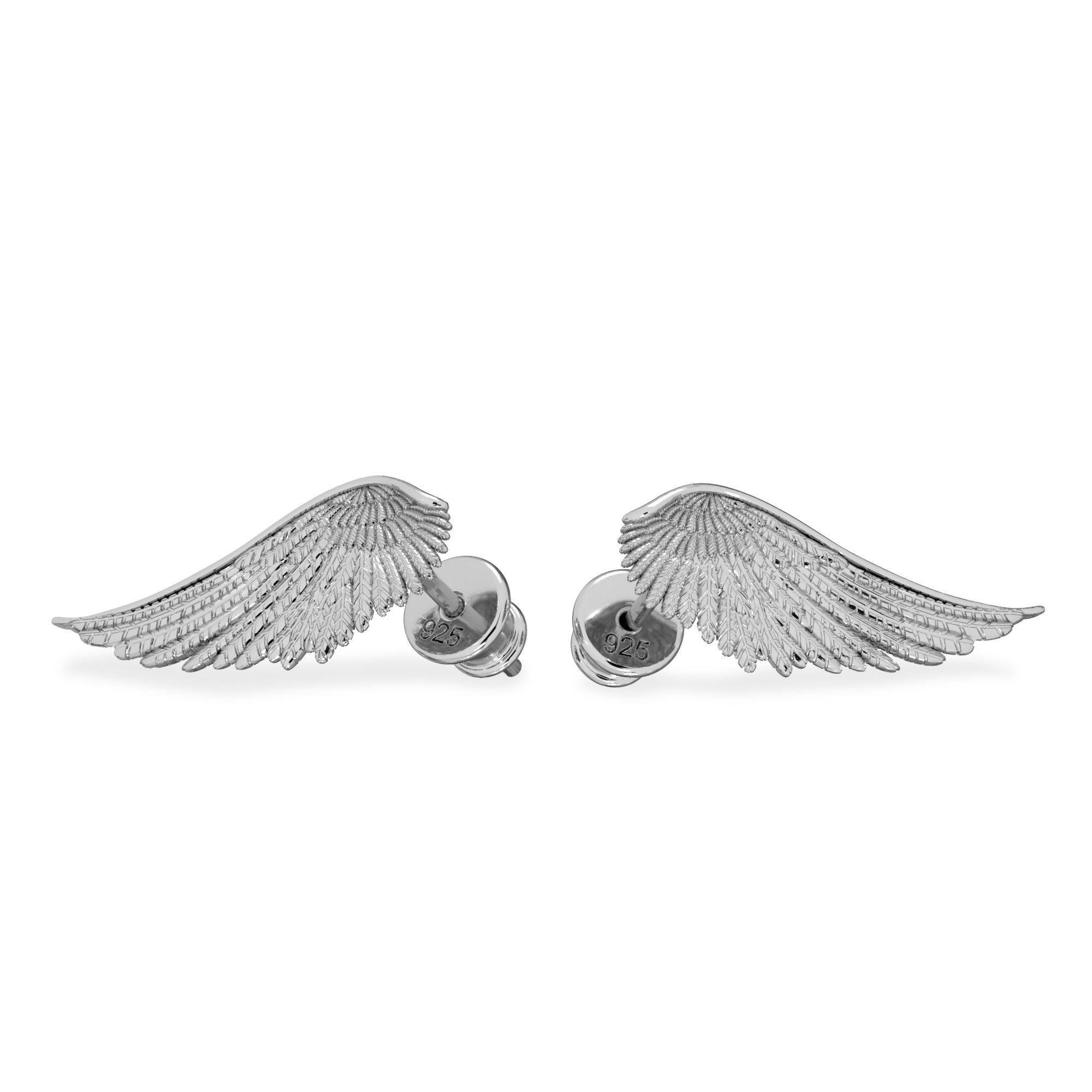 Kolczyki skrzydła, Sky&Soul, srebro 925