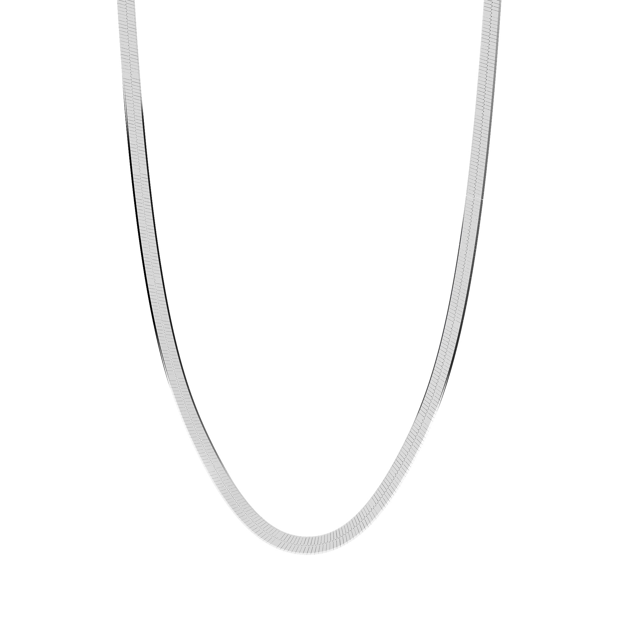 14K Gold Flat Curb Chain Necklace – Lariz Jewellery
