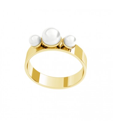 Ring with pearls, Sky&Co, sterling silver 925