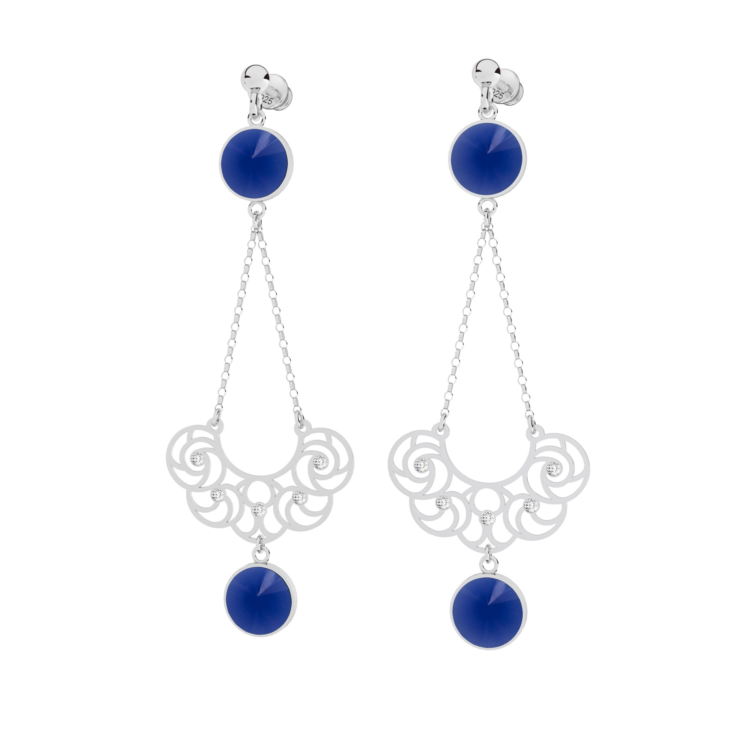 Baroque earrings - Brillare, Sky&Co, sterling silver 925