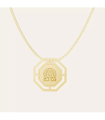 Necklace - medalion alfa&omega, Sky&Co, sterling silver 925