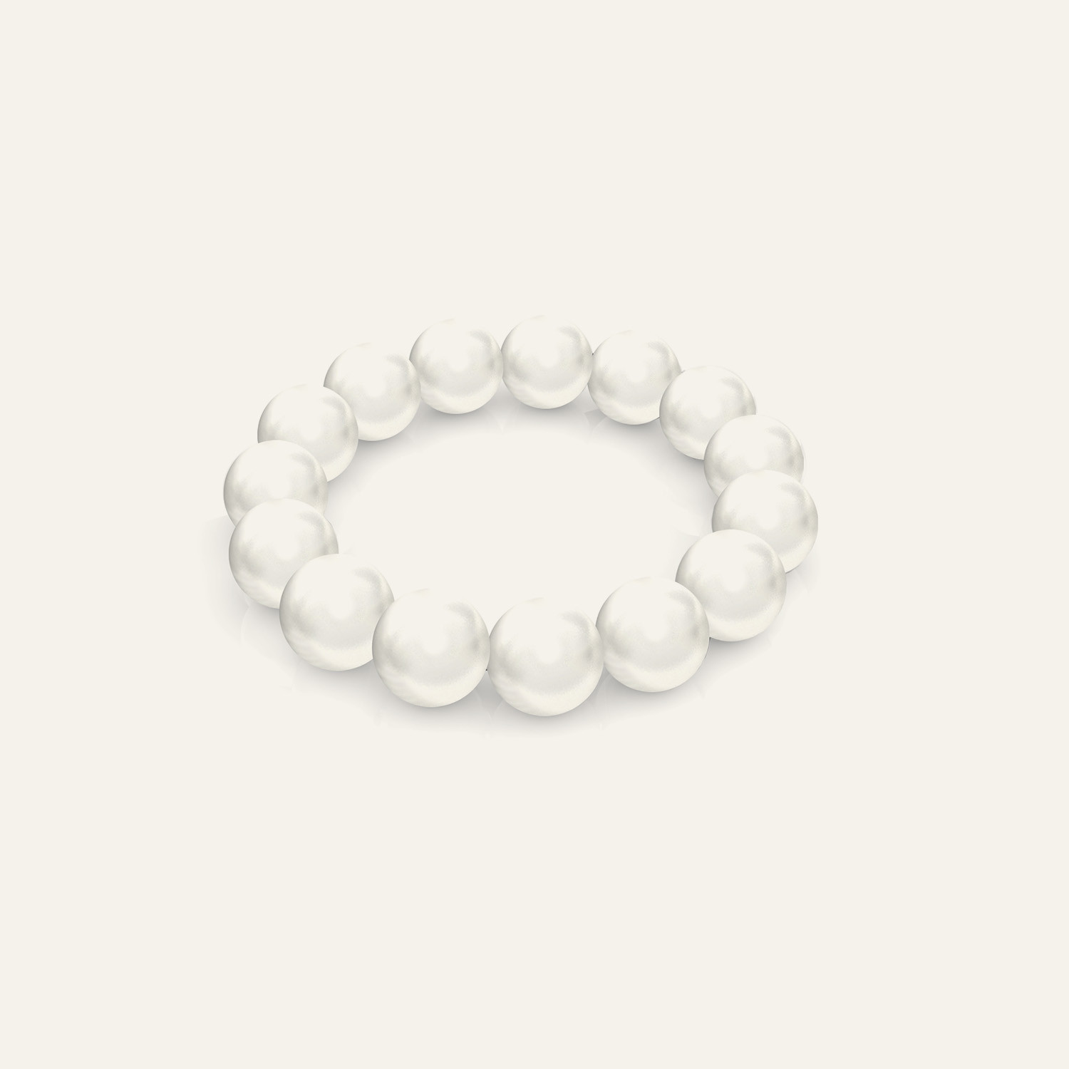 Ring with white pearl, Sky&Co
