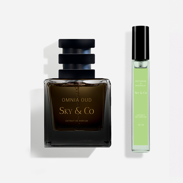 OMNIA + nectarine 10ml_front