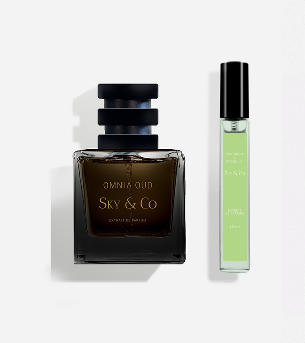 OMNIA + nectarine 10ml_front